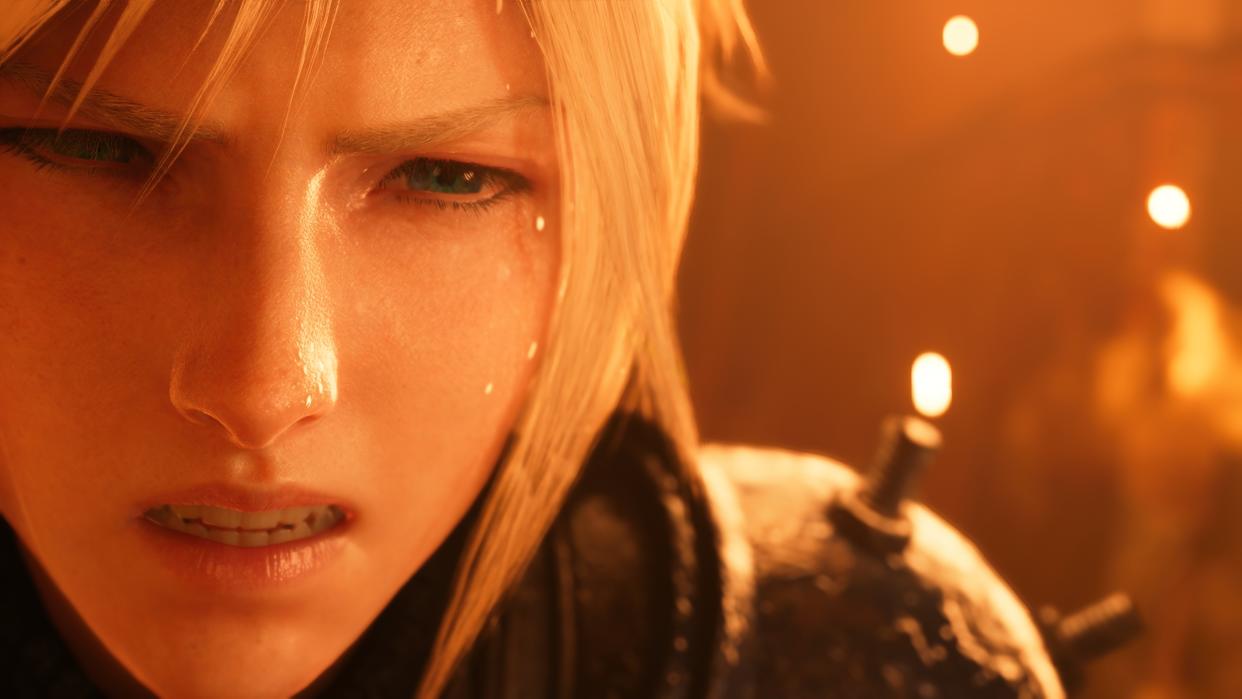  FF7 Remake's Cloud is sad. 