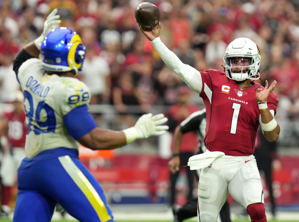 Kyler Murray and the Arizona Cardinals face Aaron Donald and the Los Angeles Rams in NFL Week 12.
