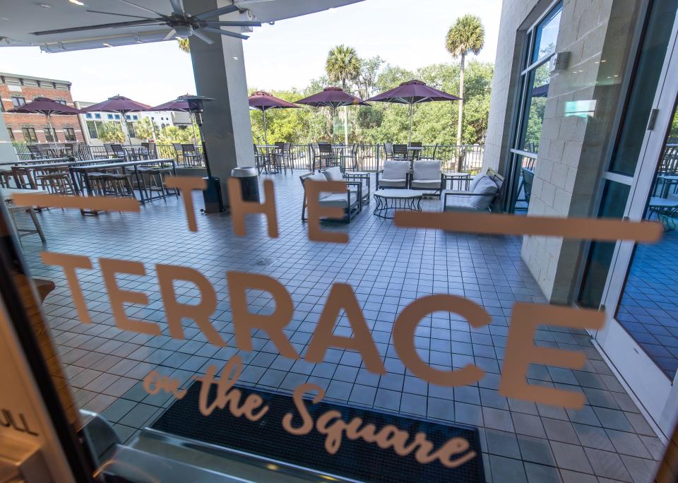 The Terrace on the Square is part of the Hilton Garden Inn in downtown Ocala.