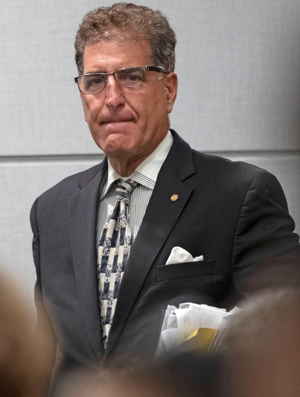 Dr. Charles Stamitoles arrives in court for a plea hearing on Tuesday, Aug. 30, 2022. Stamitoles' next court date is scheduled for Oct. 4, 2022. 