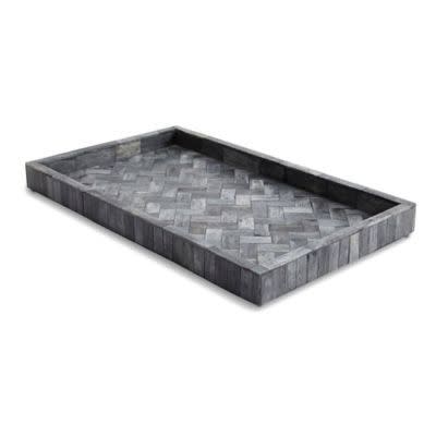 11) Extra-Wide Vanity Tray in Grey