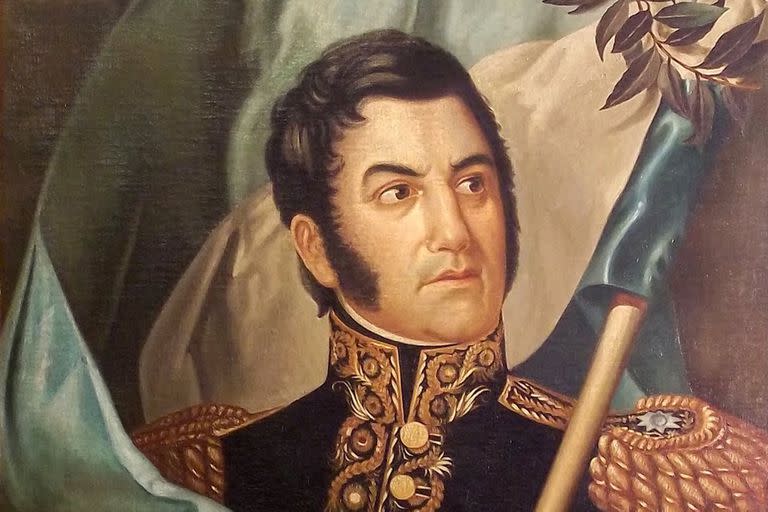El retrato más canónico de José de San Martín.