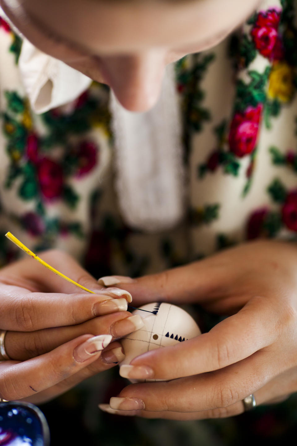 Sorbians Prepare Easter Eggs