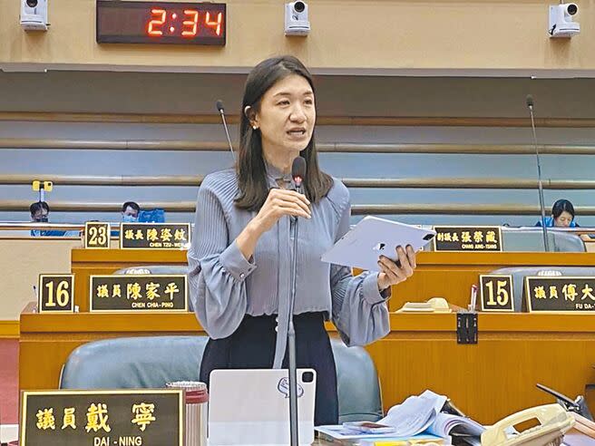 無黨籍嘉義市議員戴寧被控涉嫌詐領助理費518萬餘元，台南高分院26日開庭時，她仍不認罪。（本報資料照片）