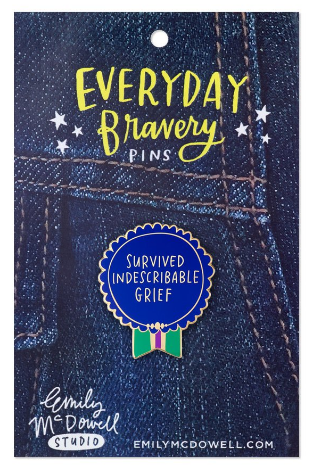 Emily McDowell Everyday Bravery Enamel Pins