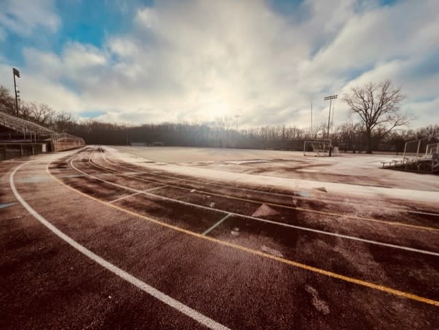 Ron Jantz: Frosty running track at Avon Lake High School