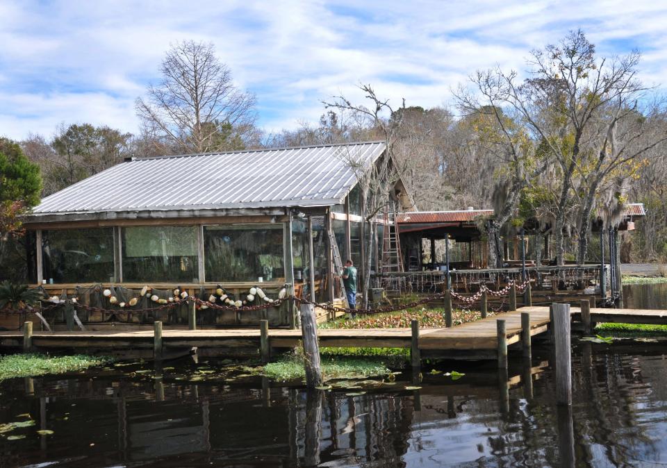 Clark's Fish Camp, at 12903 Hood Landing Road, is shown in January 2014.