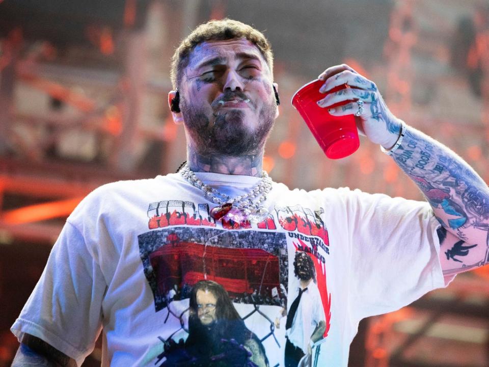 Post Malone headlines Day 2 at Reading Festival (AP/Scott Garfitt)