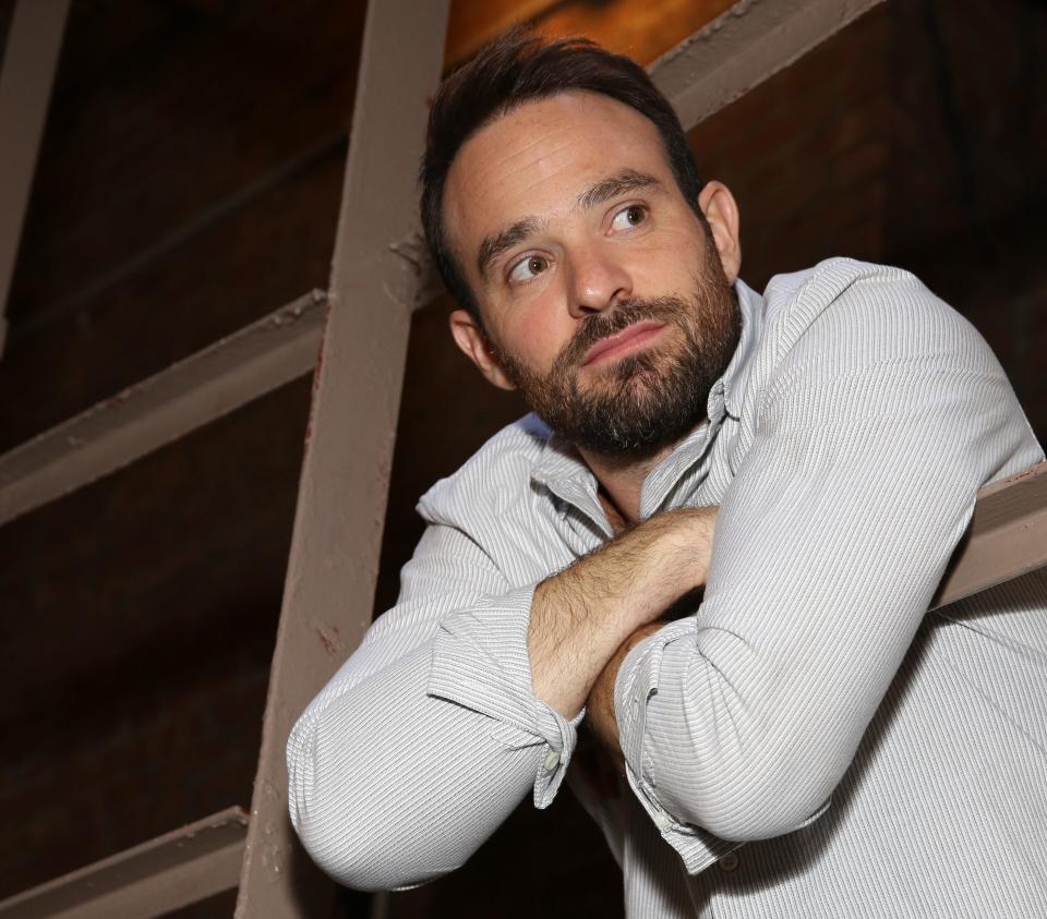 Charlie Cox during his Broadway Debut Photo Shoot  at the Bernard B. Jacobs Theatre on September 19, 2019 in New York City.
