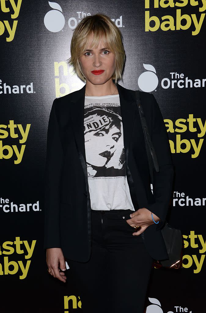 Judith Godrèche walks the red carpet in 2015. (Photo: Chris Delmas/AFP/Getty Images)