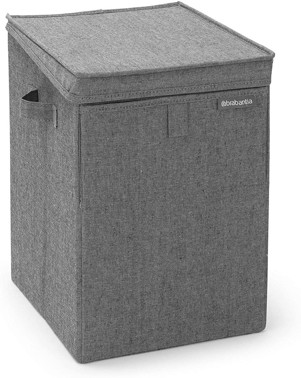 Maximize dorm room - stackable laundry hamper (Brabantia)