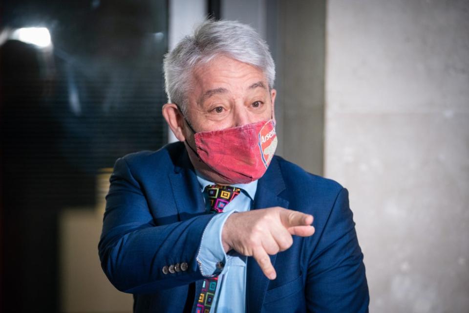 Former speaker of the House of Commons John Bercow outside BBC Broadcasting House (Dominic Lipinski/PA) (PA Wire)