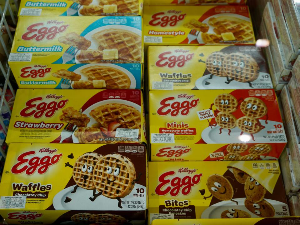 eggo waffles in thai grocery store