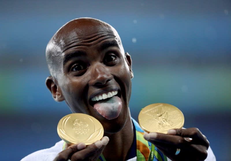 FILE PHOTO: Olympic gold medalist Mo Farah