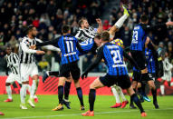 Soccer Football - Serie A - Juventus vs Inter Milan - Allianz Stadium, Turin, Italy - December 9, 2017 Juventus’ Giorgio Chiellini in action REUTERS/Massimo Pinca