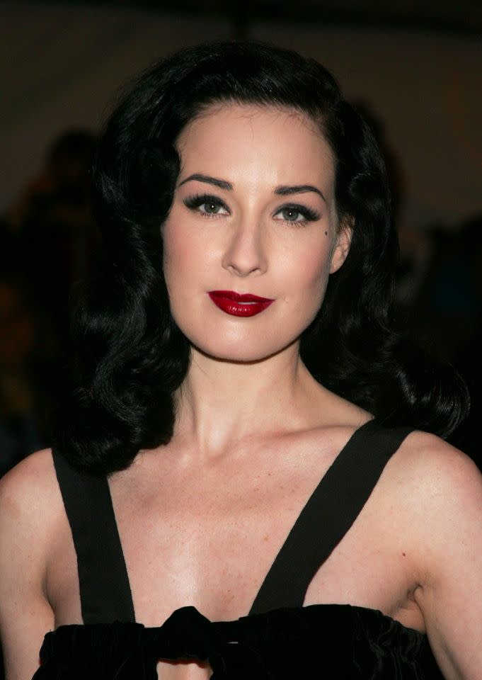 Dita Von Teese at the Met Gala, 2005