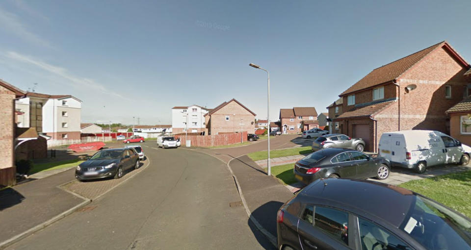 Andrew Gillon and his neighbours on Shaw Crescent, in Wishaw, Scotland won the Postcode Lottery. Source: Google Maps