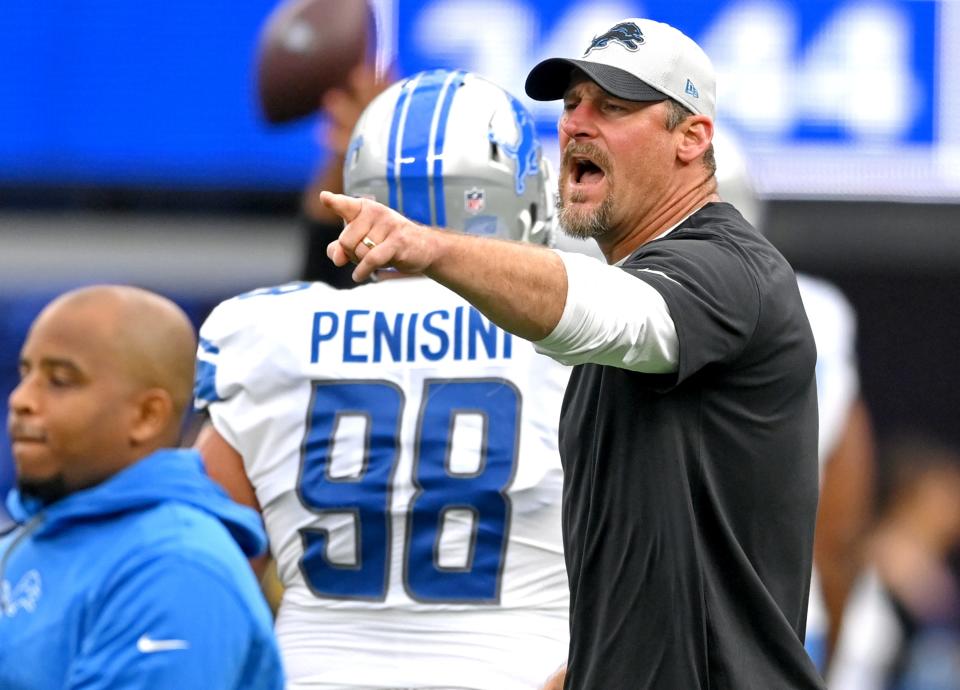 Detroit Lions head coach Dan Campbell gives speeches that make you want to "punch a guy in the face for no reason," Teddy Bridgewater said.