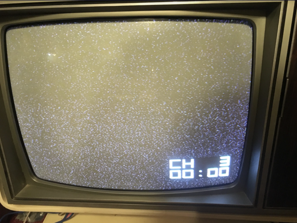 A television set