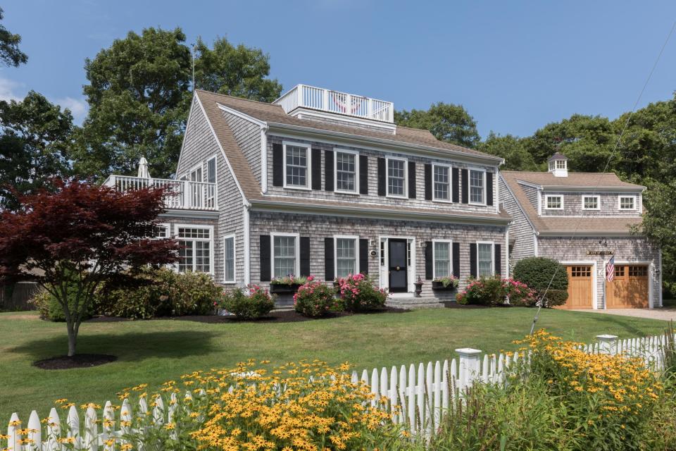 This beautifully crafted shingle style home is located in the desirable Seaside Park neighborhood in Hyannisport, just steps away from a private association beach on Nantucket Sound.