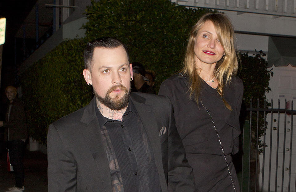 The ‘There’s Something About Mary’ actress and the Good Charlotte frontman tied the knot in a secret ceremony, back in 2015. According to Martha Stewart’s blog, the punk star dropped the ring while handing it to his now-wife! No biggie. They are still together and very happy.