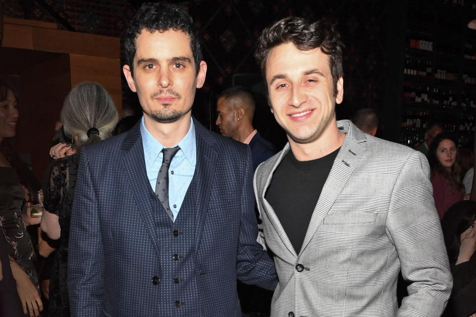 TORONTO, ON - SEPTEMBER 10: Damien Chazelle and Justin Hurwitz attend Nespresso and Audi hosted "First Man" premiere party at Patria on September 10, 2018 in Toronto, Canada. (Photo by Sonia Recchia/Getty Images for Nespresso)