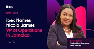 Nicola James VP of Operations, ibex Jamaica press release graphic