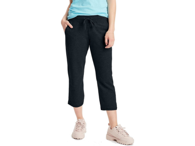 Hanes French Terry Capris are on sale at