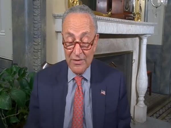 US Senate Majority Leader Chuck Schumer 