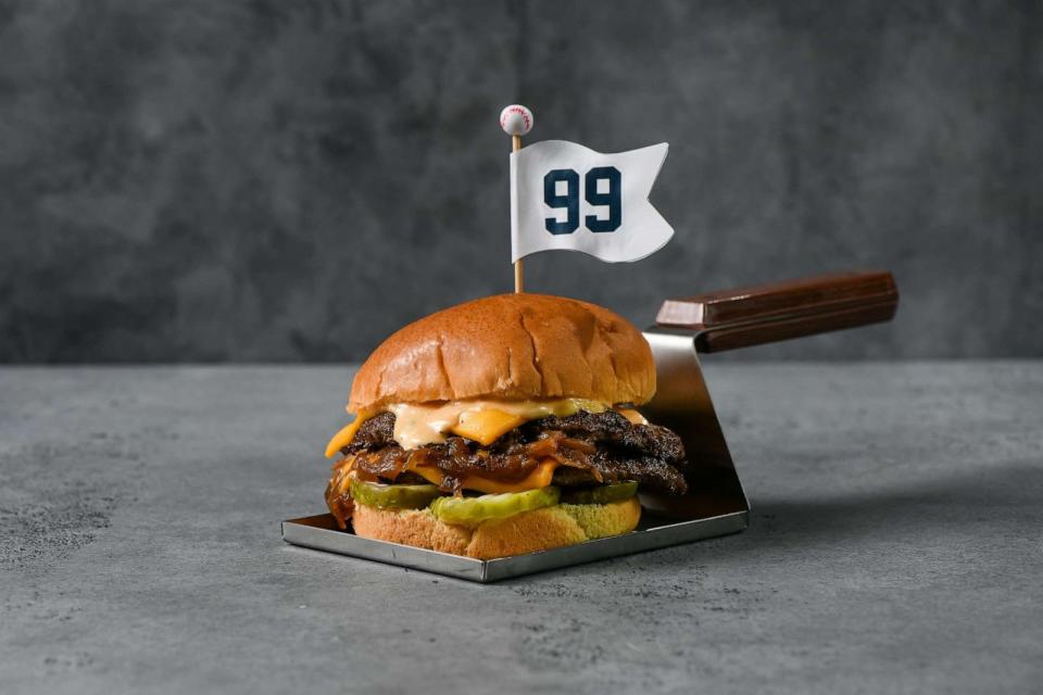 PHOTO: Yankee Stadium will serve just 99 of the new Aaron Judge-inspired burgers per game. (New York Yankees)