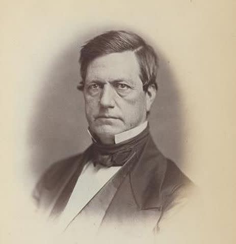<p>Library of Congress</p> John B. Clark Sr. (D-MO) was expelled from the U.S. House in 1861