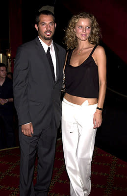 Guy Oseary and Eva Herzigova at the New York premiere of 20th Century Fox's Planet Of The Apes