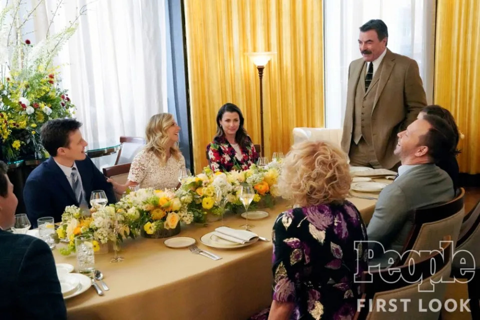 Selleck addresses the Reagan family table in the May 10 finale | John Paul Filo/CBS