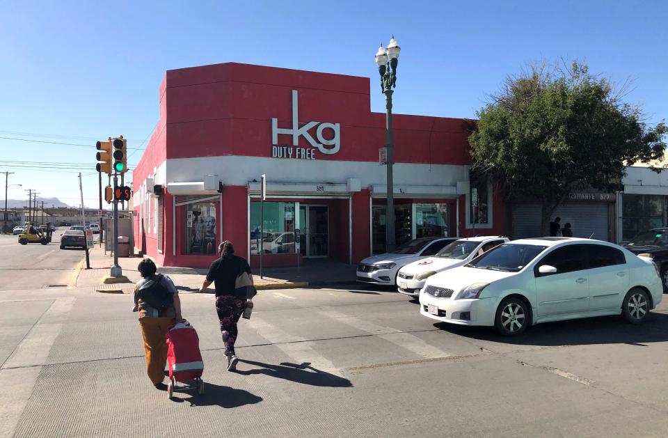 A building housing an HKG Duty Free Store at 821 S. Stanton St., in Downtown El Paso, as seen Oct. 16, is part of a nine-building portfolio bought by a company tied to Dallas' Parking Systems of America.