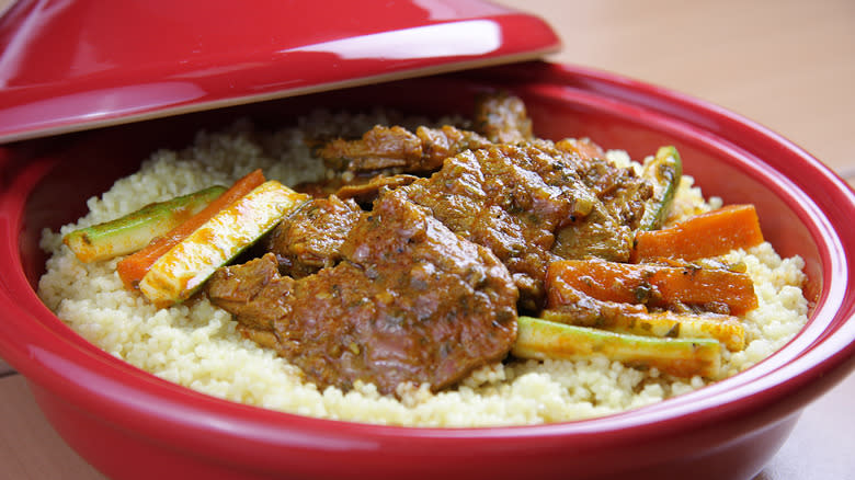 lamb tagine with couscous