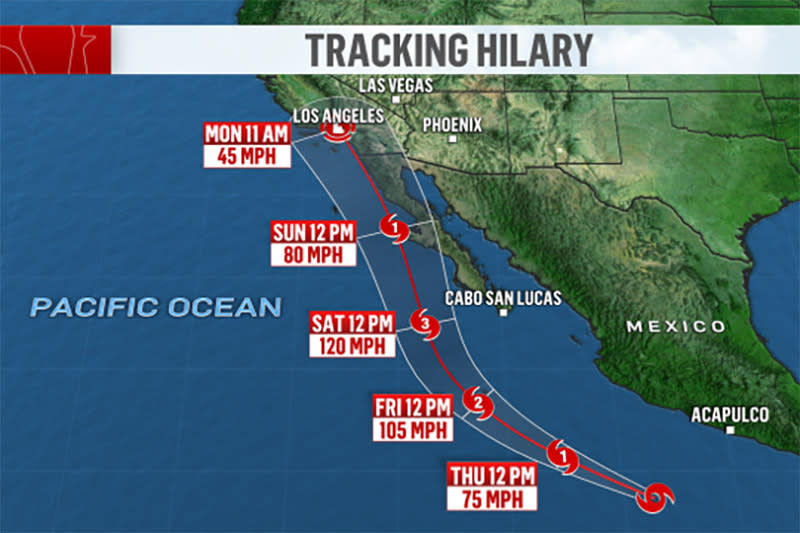 Tropical Storm Hilary. (NBC News)