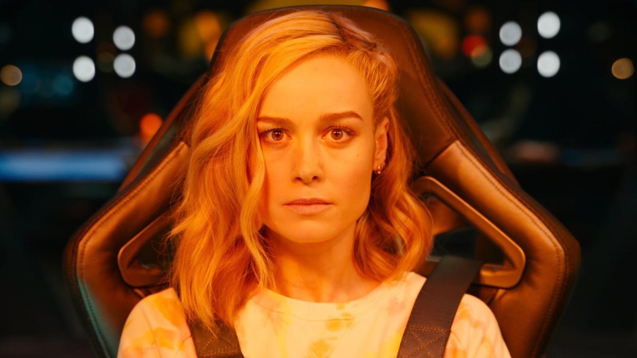 Brie Larson as Captain Marvel in The Marvels. 
