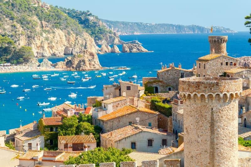 <span>Tossa de Mar, Costa Brava, Spain Credit: kavalenkau/Shutterstock.com</span> <span class="copyright">Credit: kavalenkau/Shutterstock.com</span>