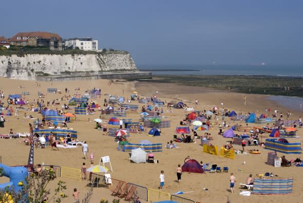 Teen rescued after being buried alive on Kent beach