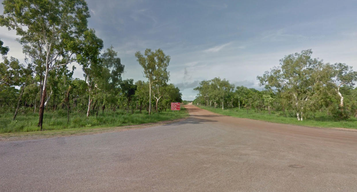 A man has died after he fell from the back of a ute in the Northern Territory. Source: Google Maps