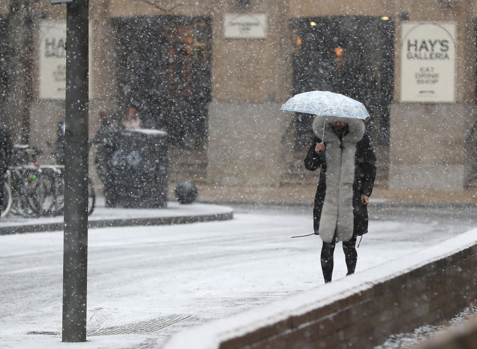 <em>Concern – a record number of alerts have been sent by members of the public concerned about rough sleepers in the freezing weather (Pictures: PA)</em>