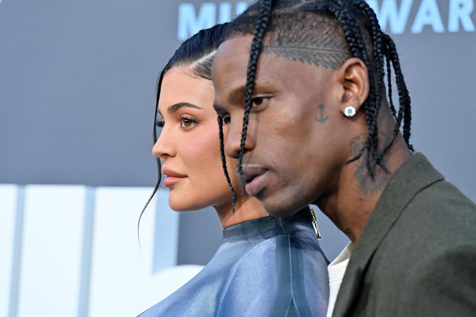 Kylie Jenner and Travis Scott  (Axelle/Bauer-Griffin / FilmMagic)