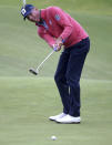 Matt Kuchar of the U.S.A. putts on the 9th green during the Australian Open Golf tournament in Sydney, Thursday, Nov. 15, 2018. (AP Photo/Rick Rycroft)