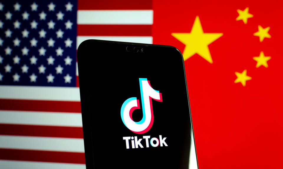 美國聯邦眾議院通過，全面封鎖中國影音分享應用程式TikTok。圖/shutterstock