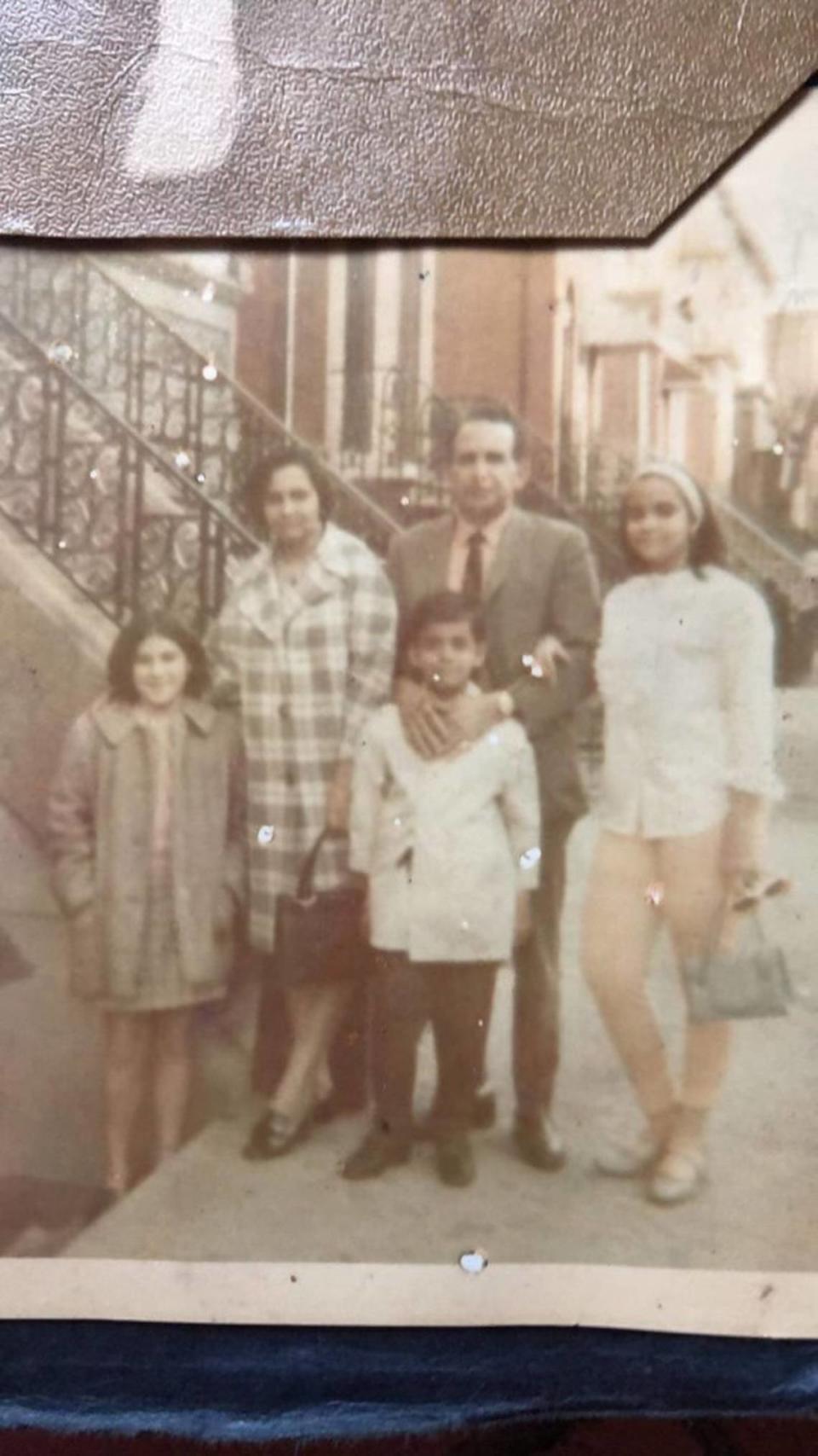 Jorge Mursuli as a child, pictured with his family in an undated photo. 