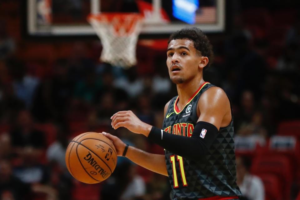 Trae Young。（圖／美聯社／達志影像）