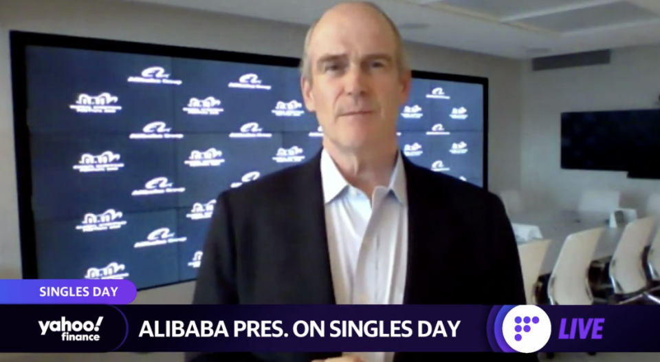 Alibaba Group President Michael Evans appears on Wednesday on Yahoo Finance Live. 