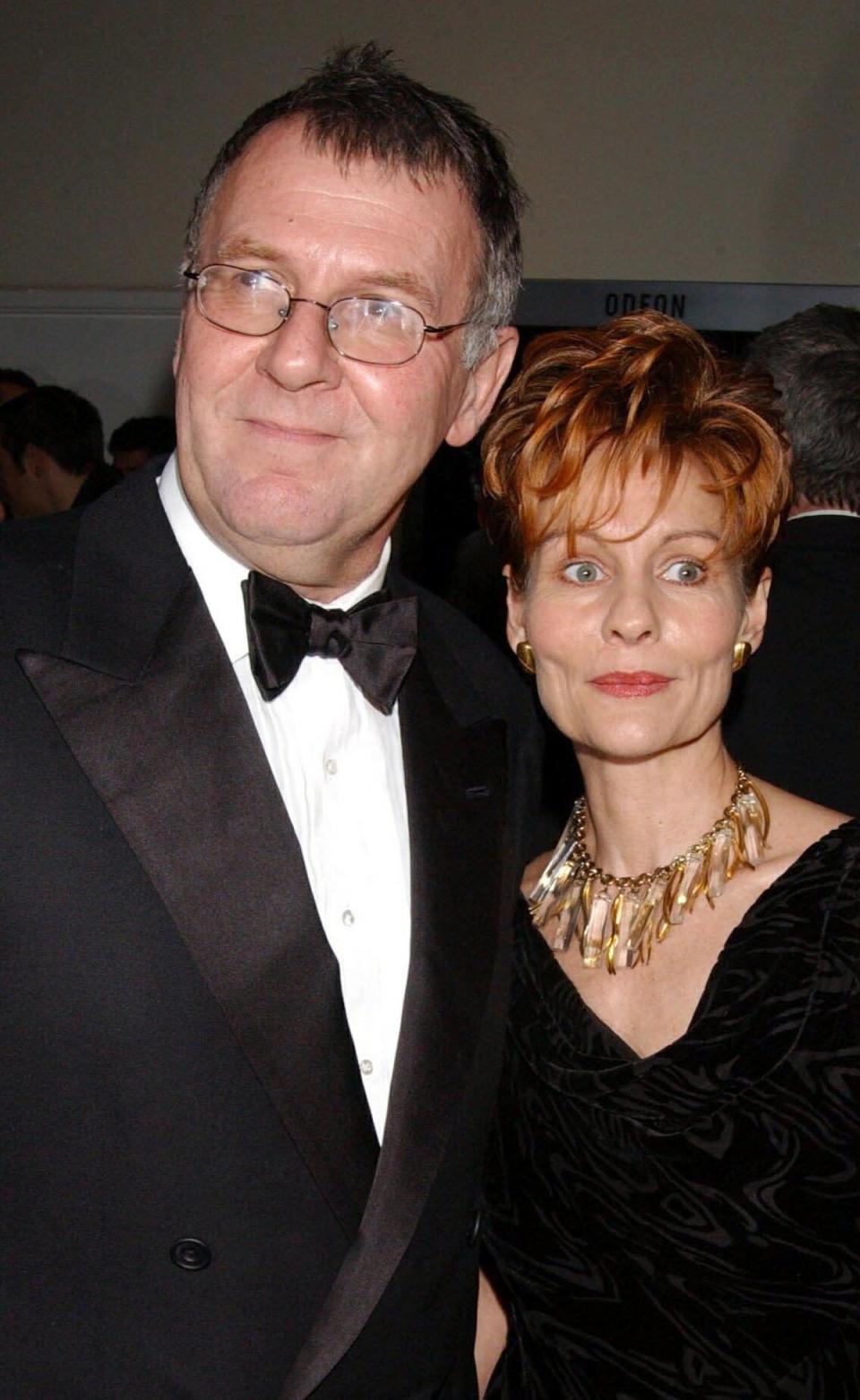 Tom Wilkinson and his wife Diana Hardcastle photographed in 2002 (PA)