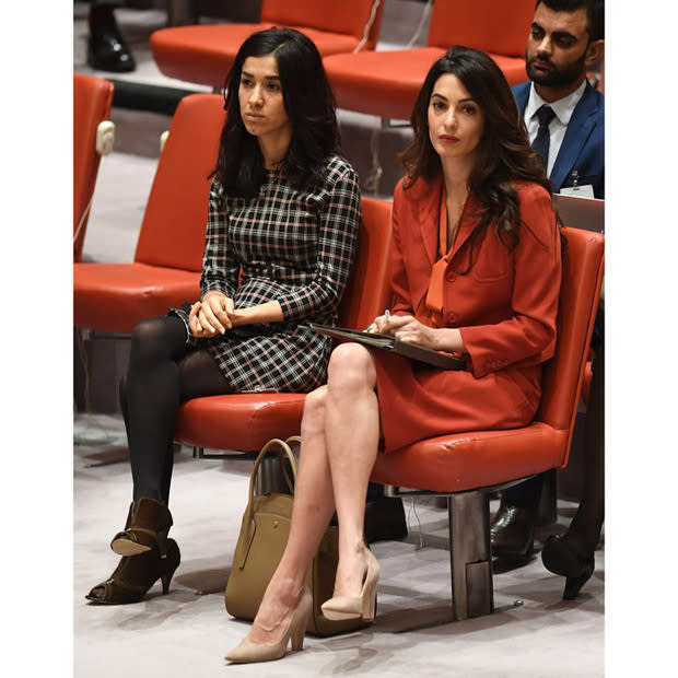 Amal Clooney and her client Nadia Murad