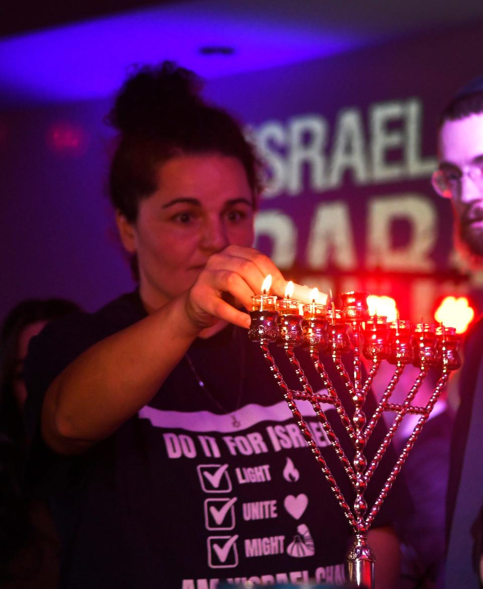 Chabad of the Space & Treasure Coast presented the Israel Unity parade and celebration on Sunday, including a concert by the Kavana Band and a menorah lighting ceremony at Chabad Viera. The free event was open to the public.